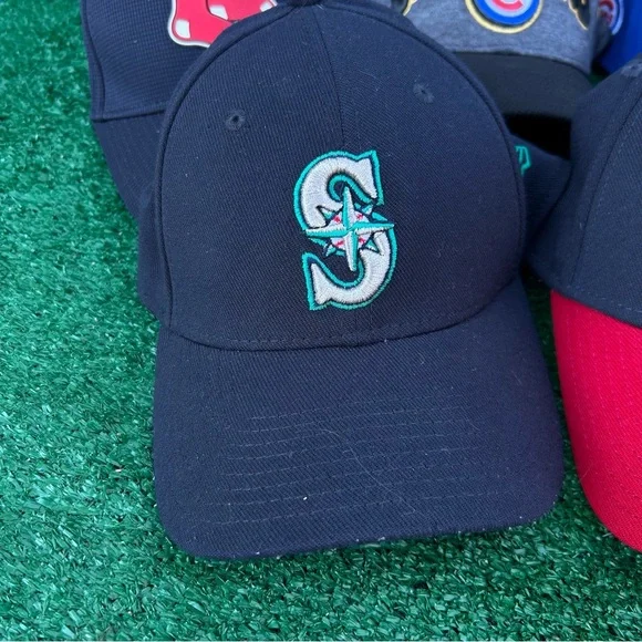 MLB New Era Hat Lot 39FiftyStretch Fit Baseball Caps 7 Different
